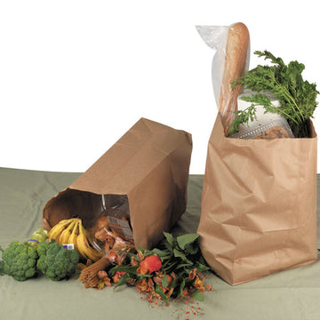 General Grocery Paper Bags, 50 Lbs Capacity, #5, 5.25"w X 3.44"d X 10.94"h, Kraft, 500 Bags freeshipping - TVN Wholesale